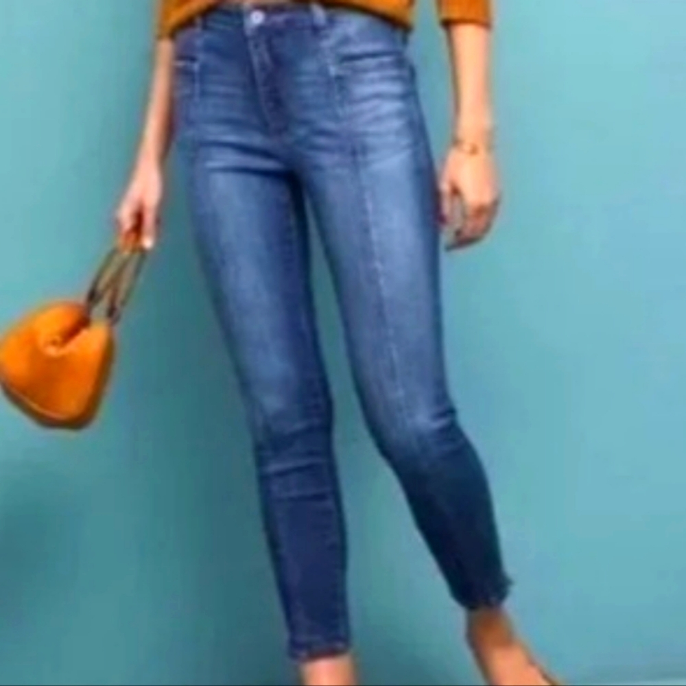 Pilcro and the Letter Press by Anthropologie high rise denim leggings Sz…